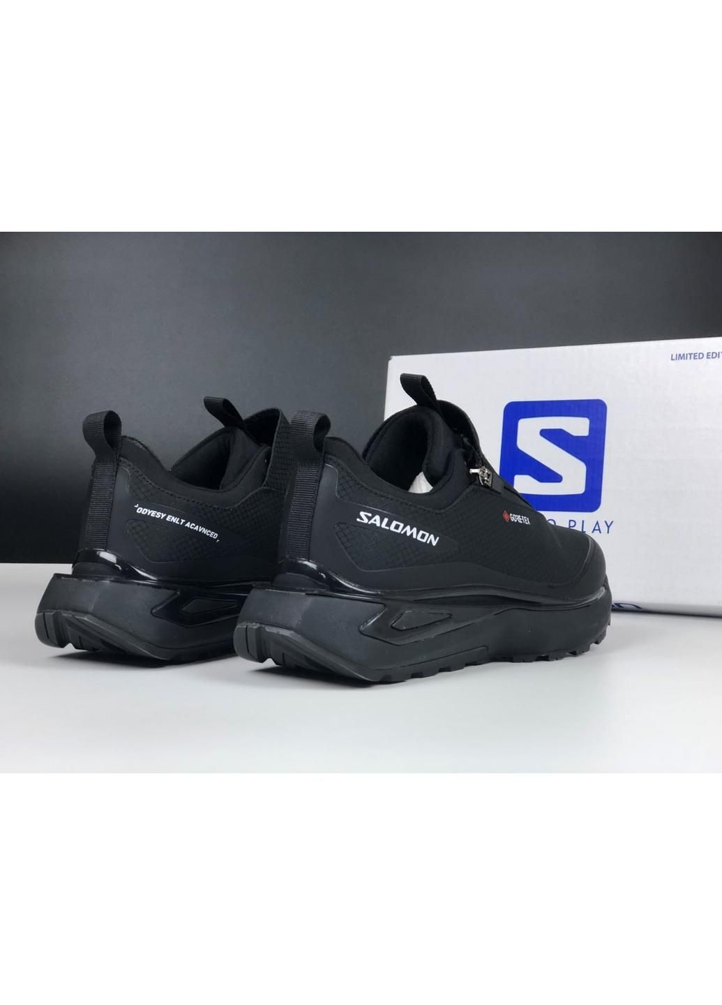 Чорні Осінні чорні термо чоловічі кросівки осінь\зима No Brand