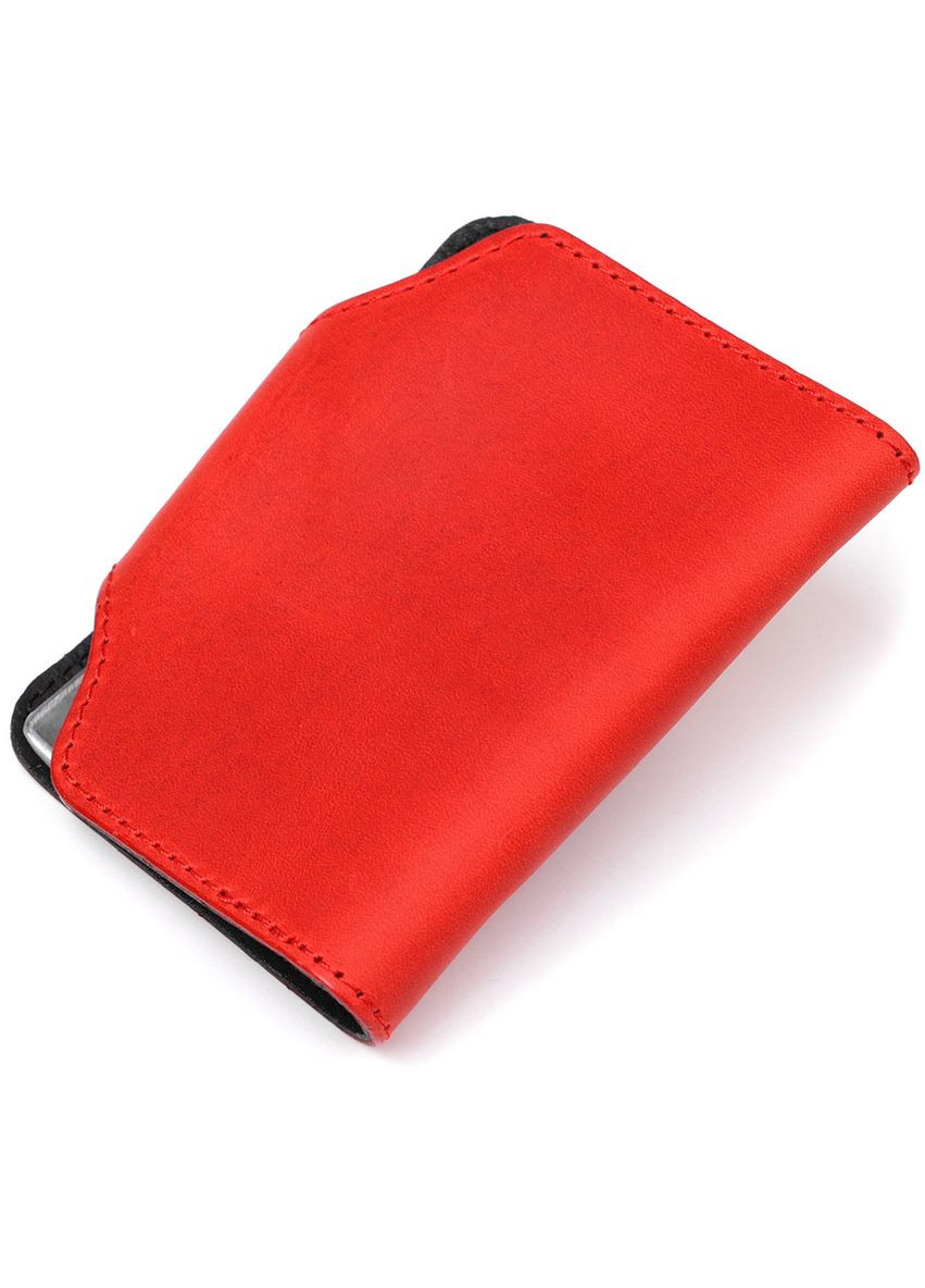 Візитниця вертикальна 13910 шкіряна Червона Shvigel (298566505)