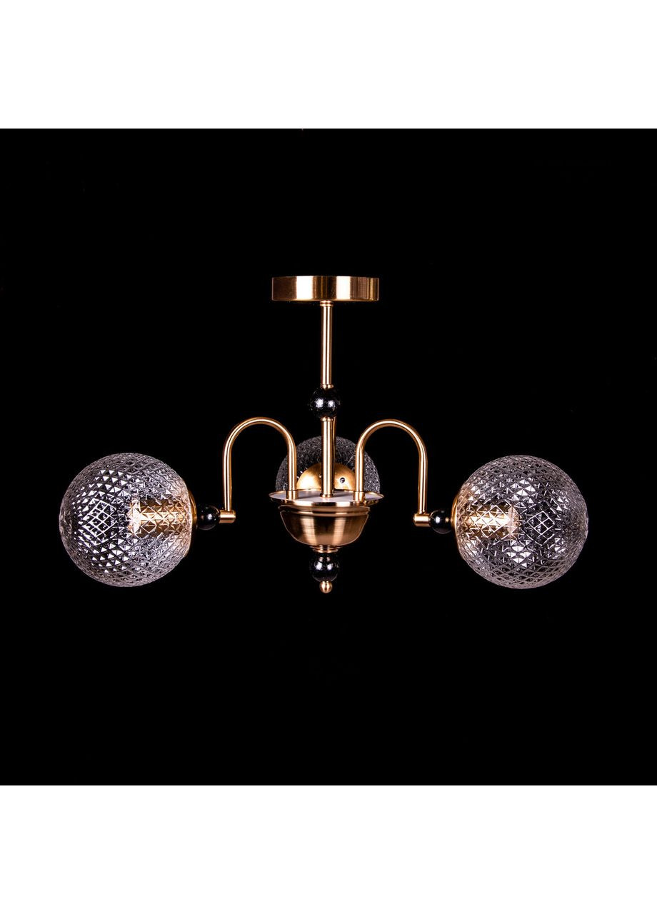 Люстра в стиле лофт на 3 лампочки N5057/3/COP+BK No Brand (352229843)