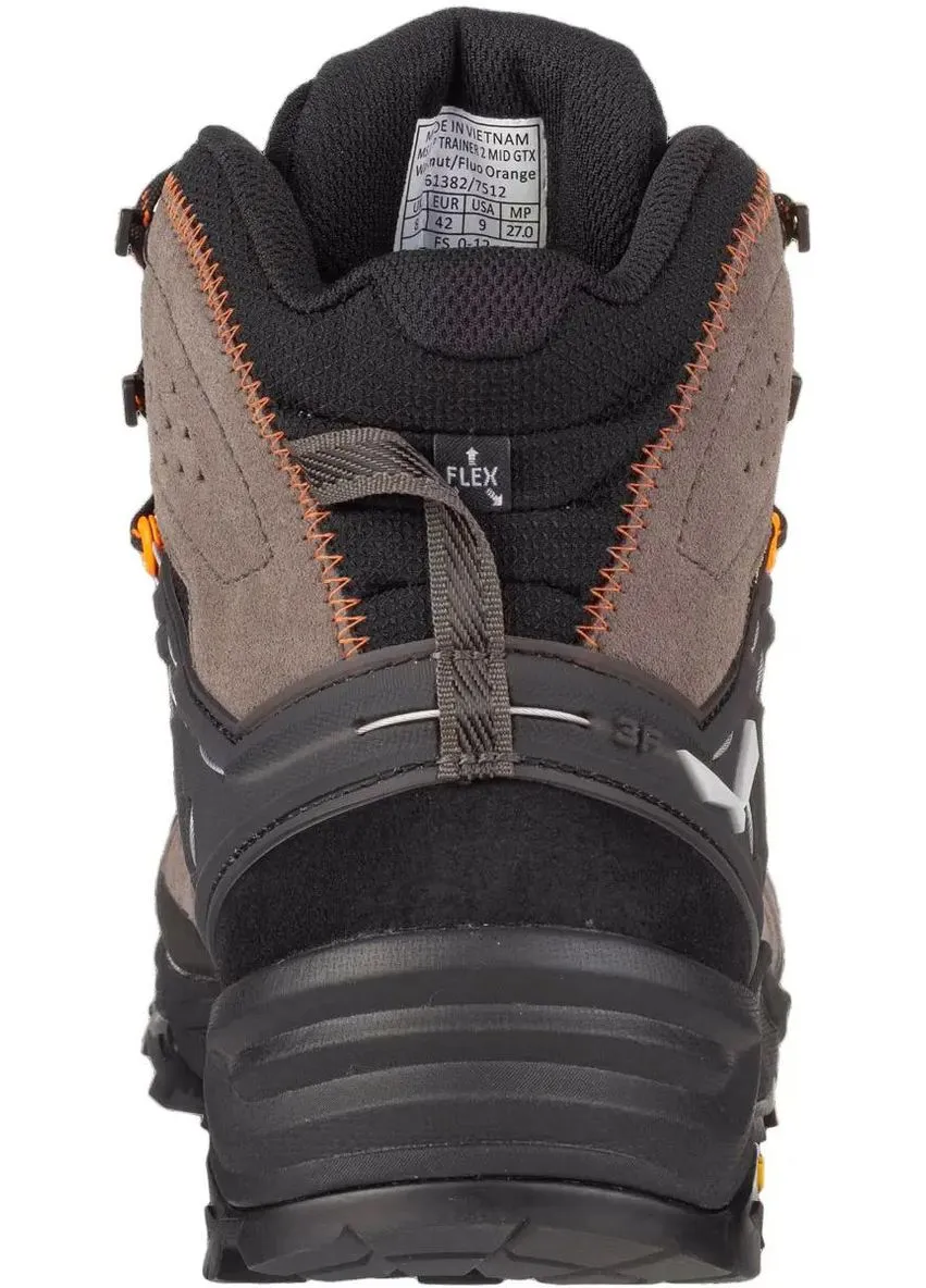 Ботинки ALP Trainer 2 MID Gore-Tex Men's Shoe Walnut-Fluo Orange Salewa (316255124)