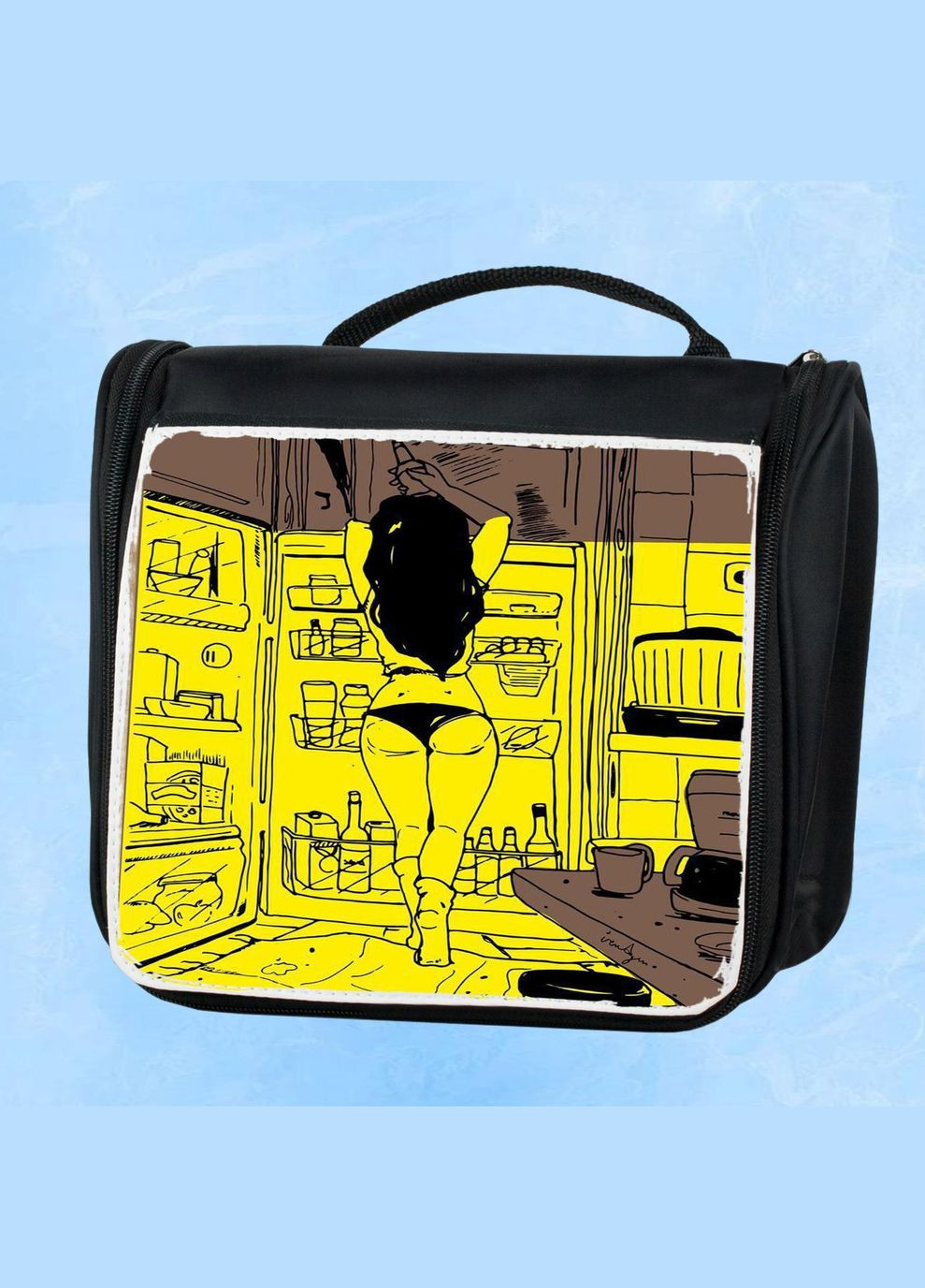 Дорожня сумка - органайзер для косметики несессер Art #283 Чорна No Brand (318677622)