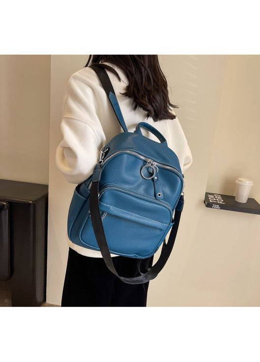 Женский синий рюкзак со звездочкой. КиП (277698351)