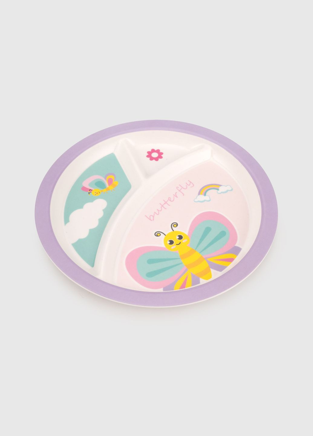 Набор детской посуды Бабочка RONG YJ888-5-4 No Brand (286327676)