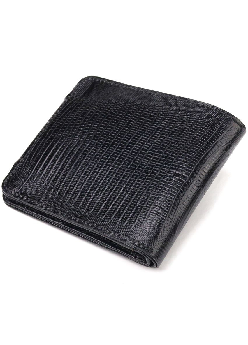 Портмоне для документов мужское кожаное в два сложения 21575 Черное Canpellini (306881621)