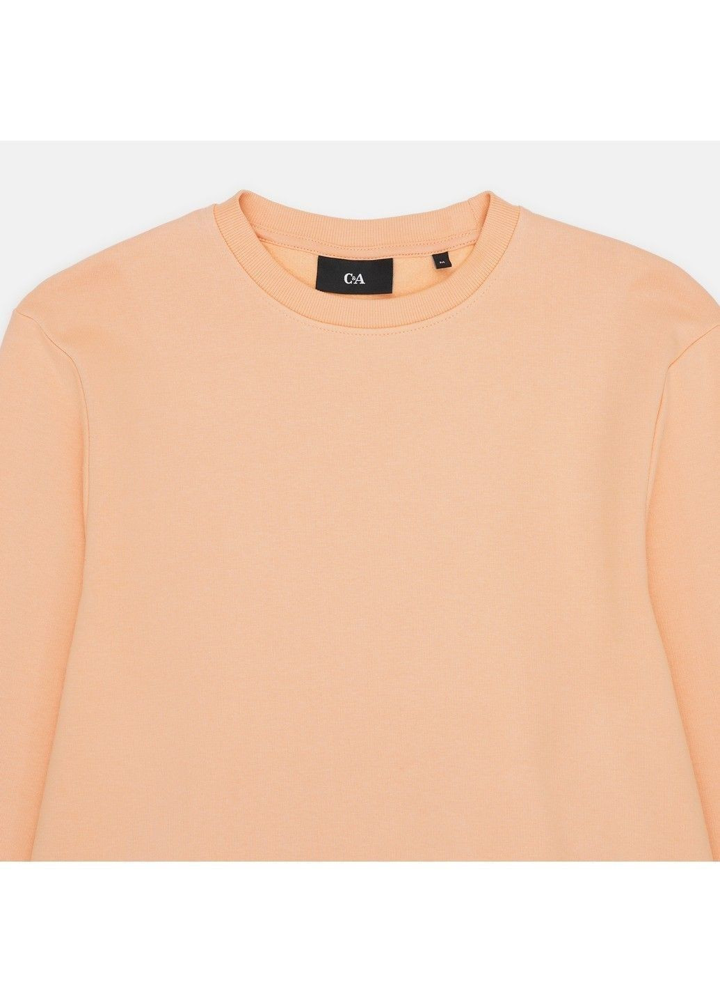 Помаранчевий світшот на флісі C&A однотонний (350948602)