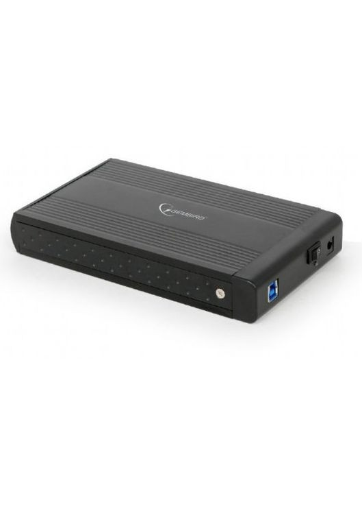 Кишеня зовнішня 3.5`, Black, USB 3.0, 1xSATA HDD, живлення від БЖ, алюмінієвий корпус (EE3-U3S-3) Gembird (370618417)