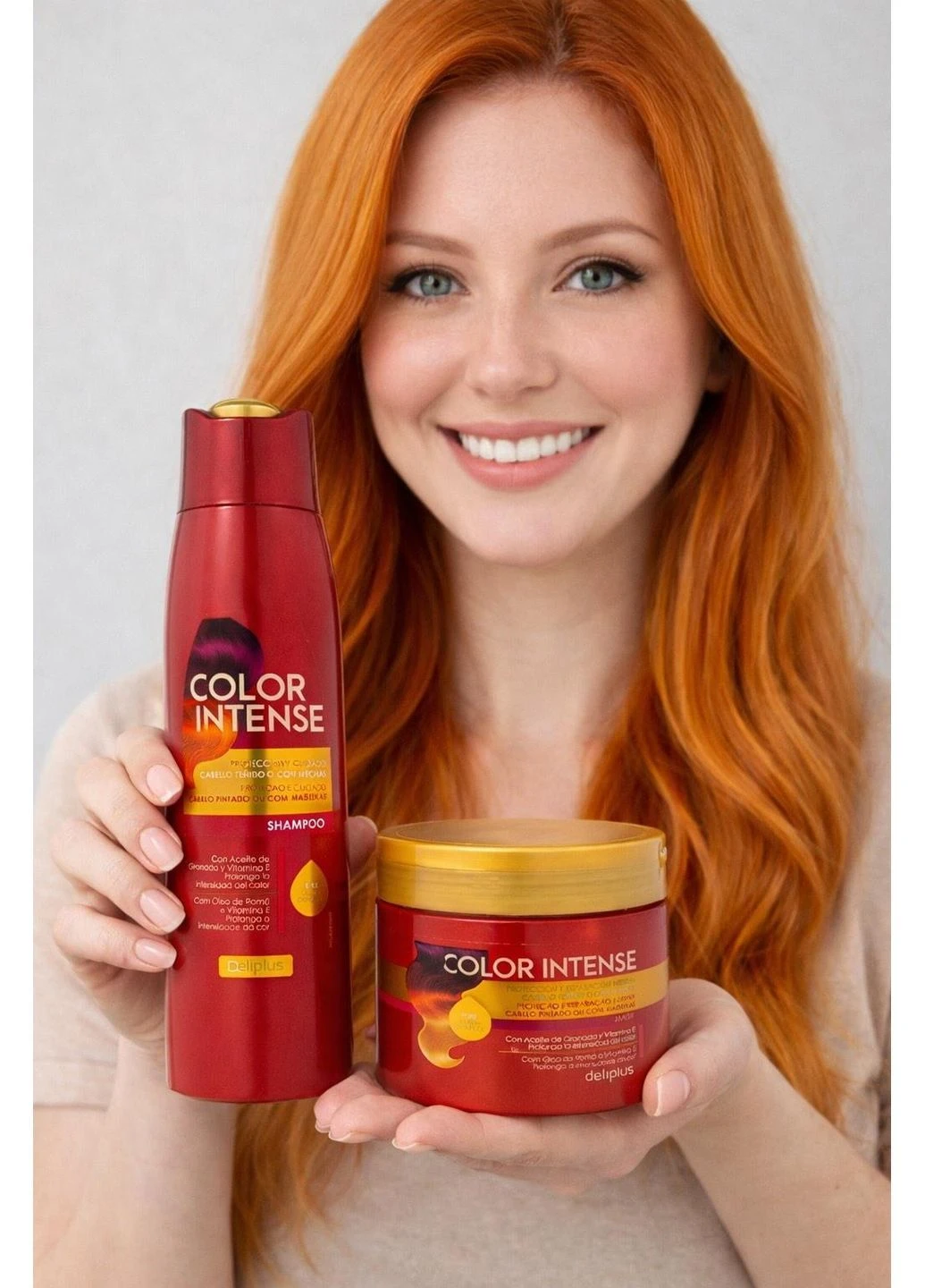 Шампунь і маска для фарбованого волосся Color Intense Deliplus (373399583)
