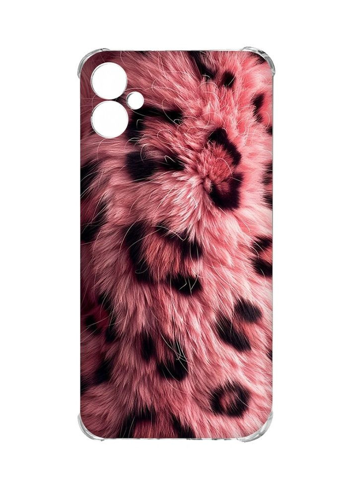 Чохол з потовщеними кутами на Samsung Galaxy A05 (A055) Рожеве хутро (принт 397) Creative (355389247)