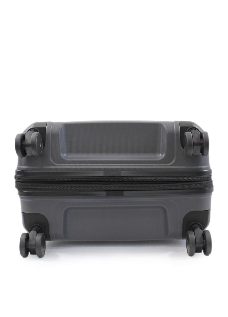 Валіза середня M поліпропілен сіра 67х45х26+5/82л/3.8кг/ 39403 Snowball (324802021)