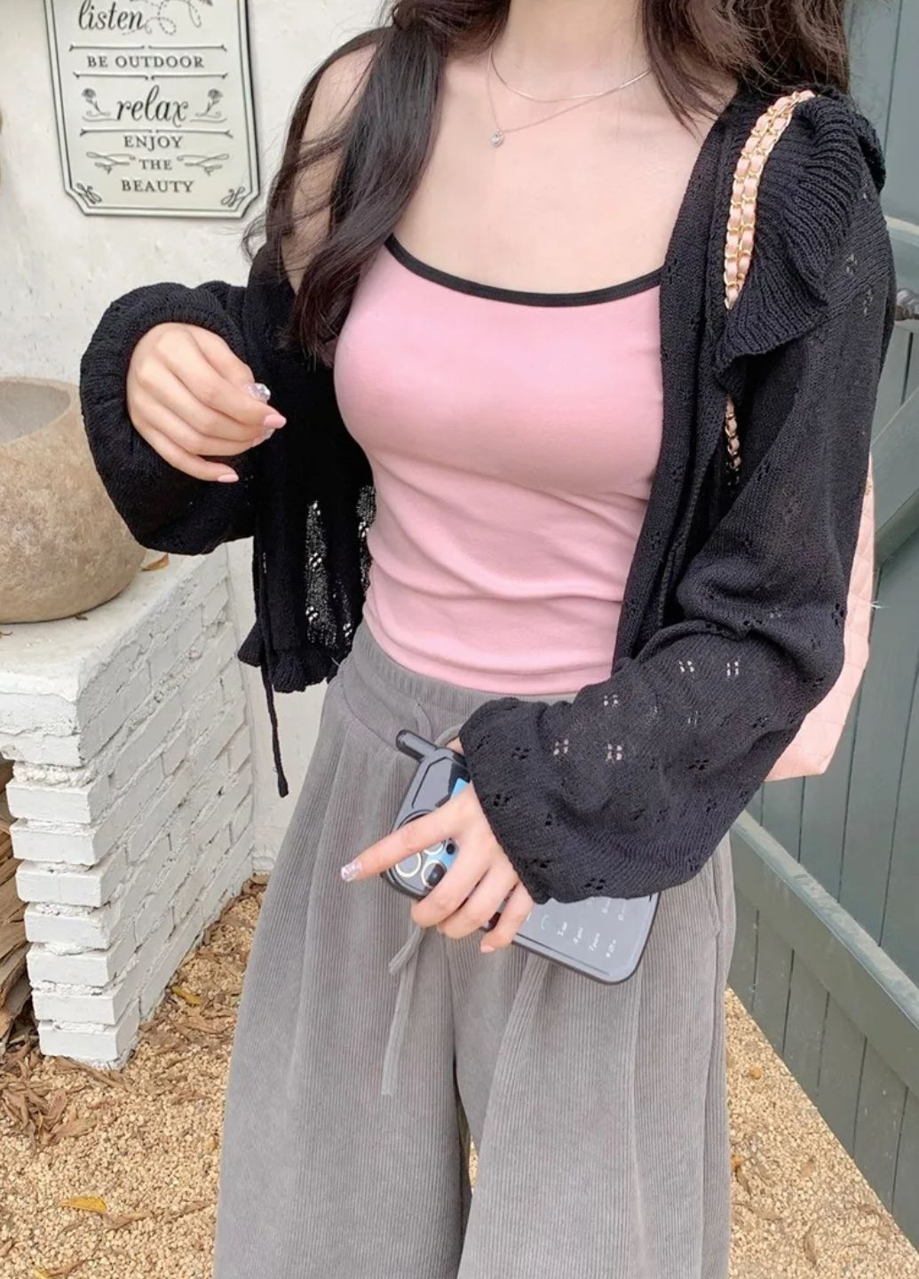 Женская майка-топ хлопчатобумажная с вкладышами Two Colors (1865-42-01) Macarena — 341485470