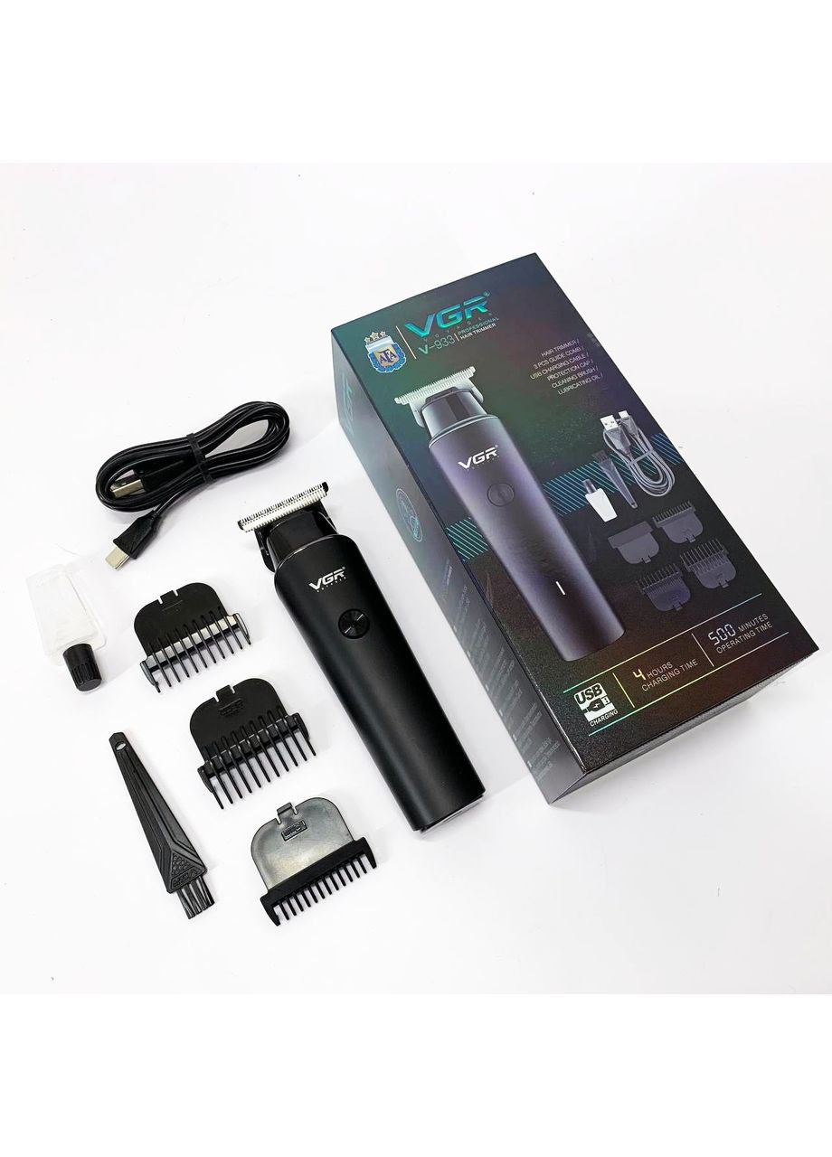 Акумуляторний триммер для стрижки волосся V-933, Тример набір для стрижки волосся та для гоління VGR (366238791)