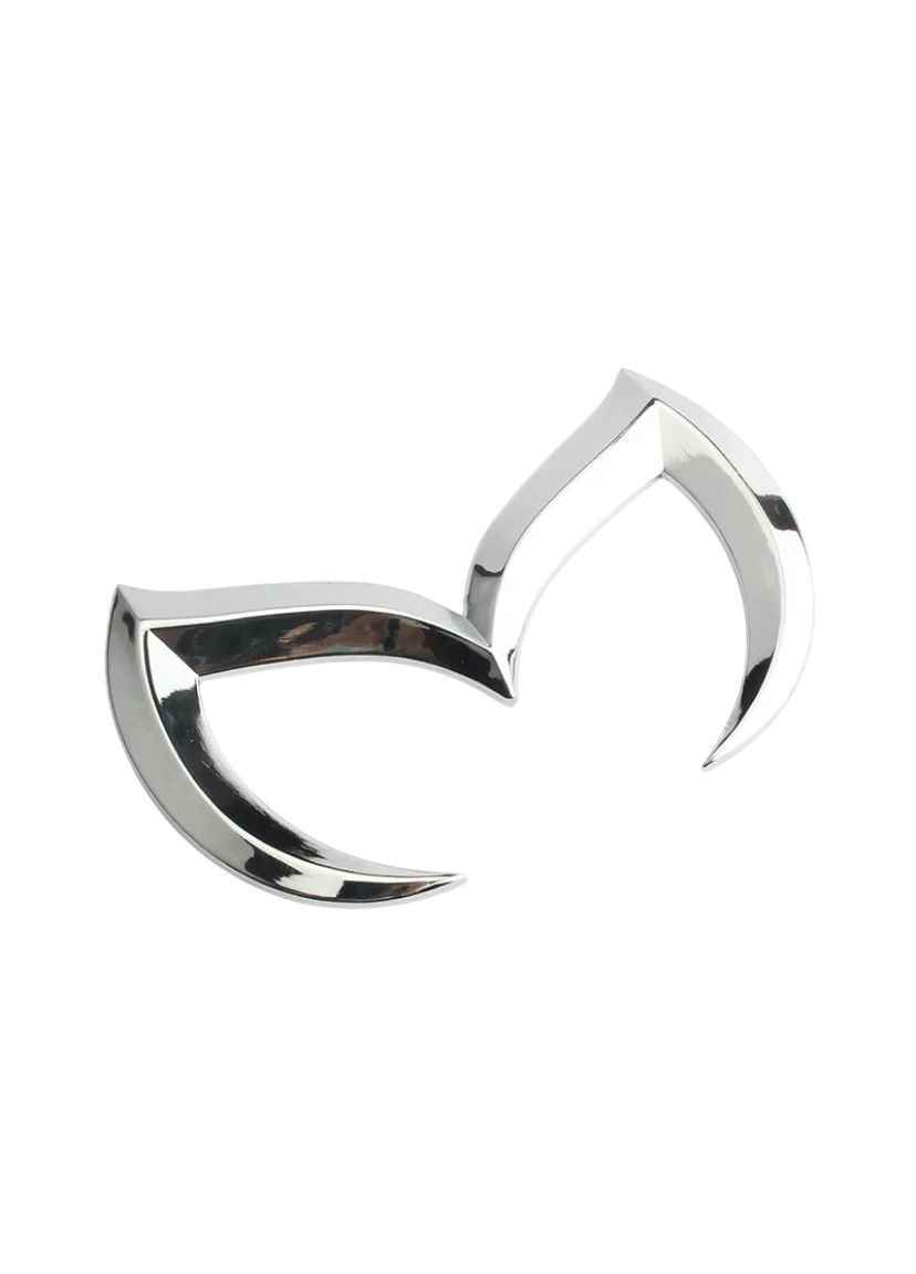 Емблема Batman ХРОМ метал 120х73 мм (на скотчі) Mazda (369609960)