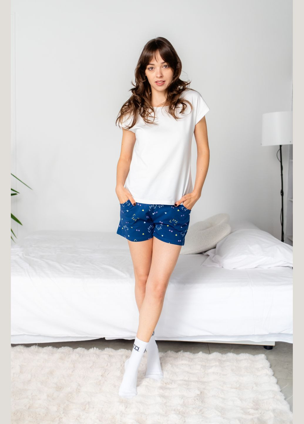 Темно-синяя всесезон пижама Lucci