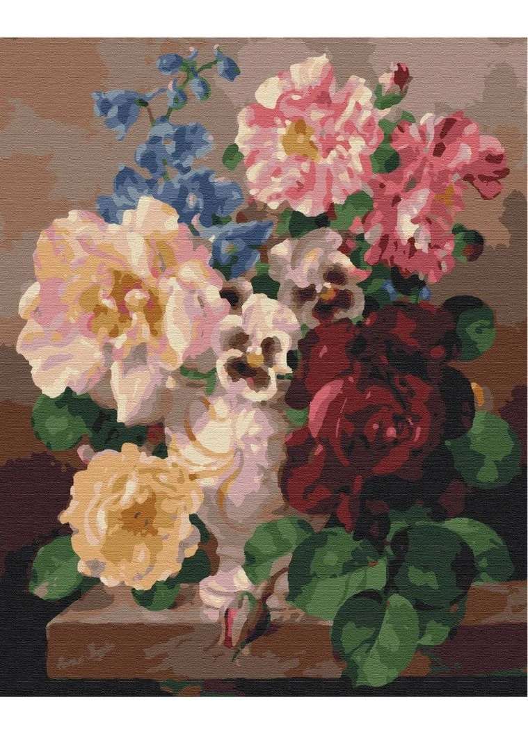 Картина за номерами 48x60 см "Пишний натюрморт" BS51391L Brushme (377279657)
