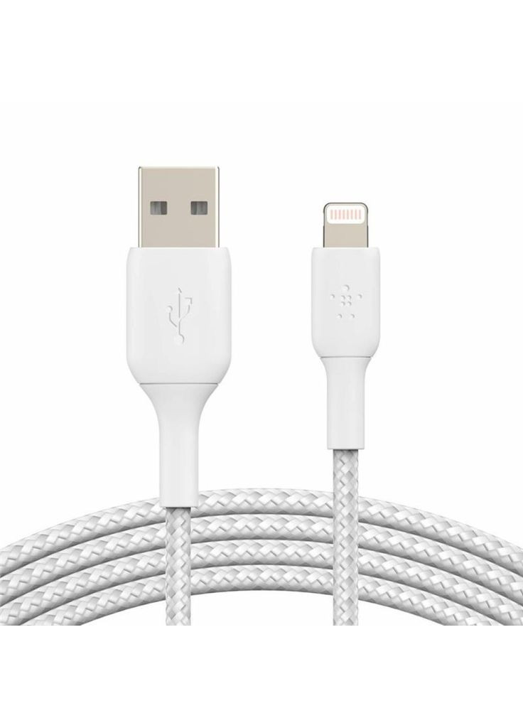 Дата кабеля (m437010) Belkin USB 2.0 AM to Lightning 1.0m white (368565021)