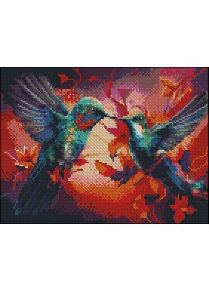 Алмазная мозаика без подрамника "Колибри" ZAV3040-46, Strateg (369726693)