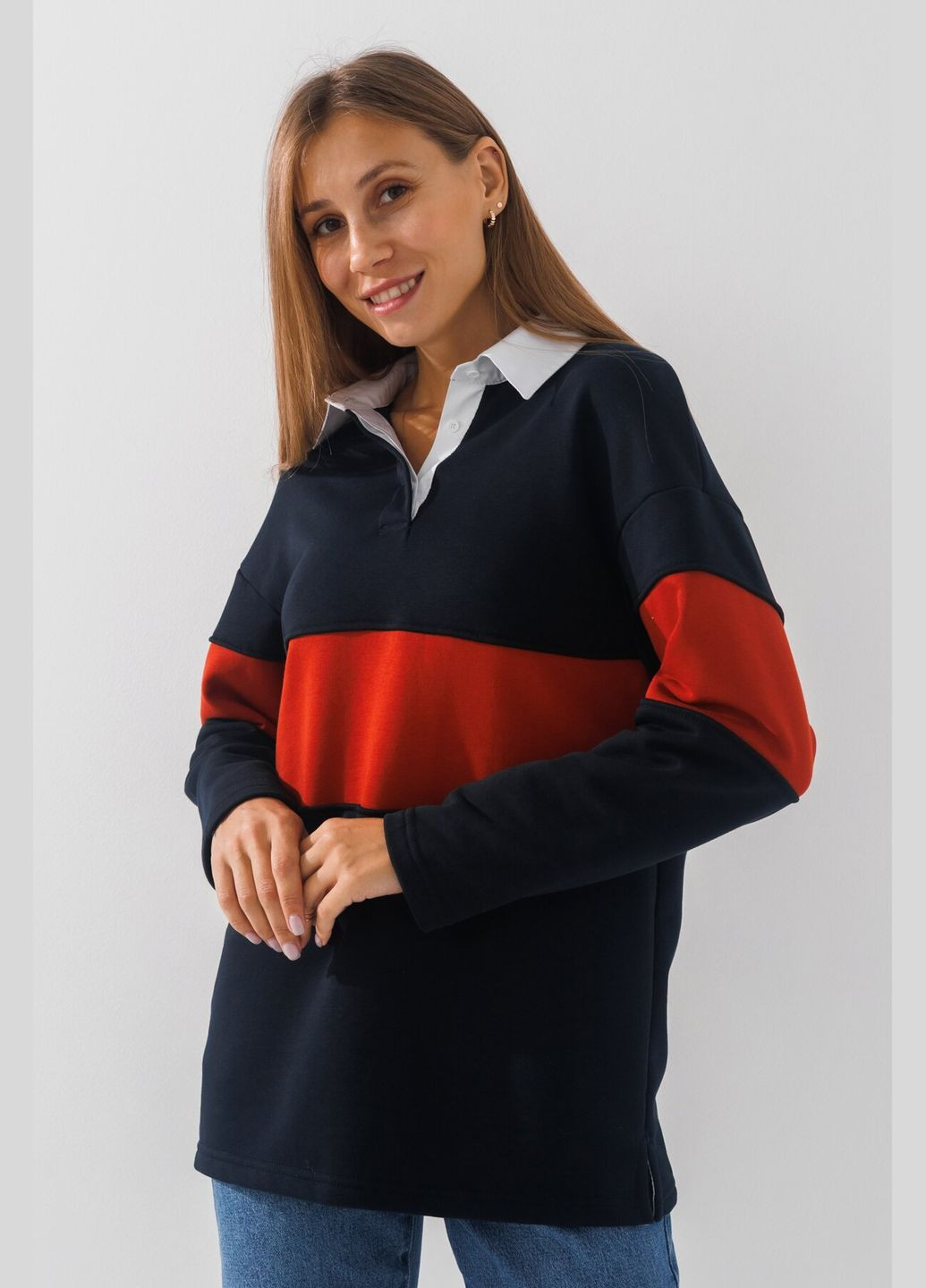 Поло з візерунком жіночий WTC02407 shop (2000990791825) LAWA (364813161)