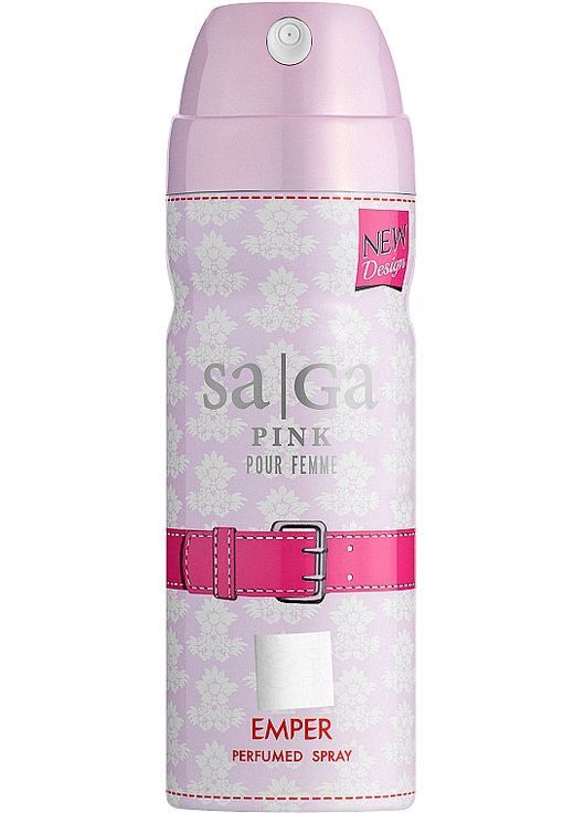Парфюмированный дезодорант-спрей для тела Saga Pink Pour Femme Perfumed Deodorant Body Spray 200ml (956417-51264) Emper (368616862)