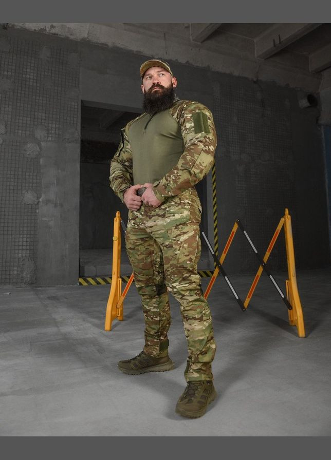 Тактический демисезонный костюм штаны+убакс мультикам No Brand