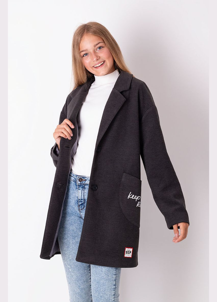 Сіре демісезонне Пальто демісезонне для дівчинки Mevis