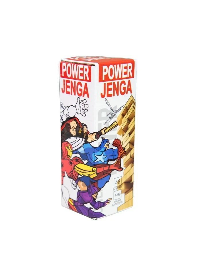 Настольная игра "Power Jenga" 30275, 48 брусков, русский язык Strateg (365641813)
