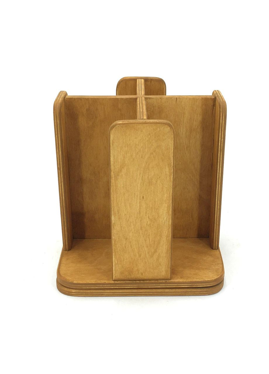 Органайзер одноразових стаканів з дерева Кліст 225 сієна (ЧАЙ-221005) No Brand (327860164)