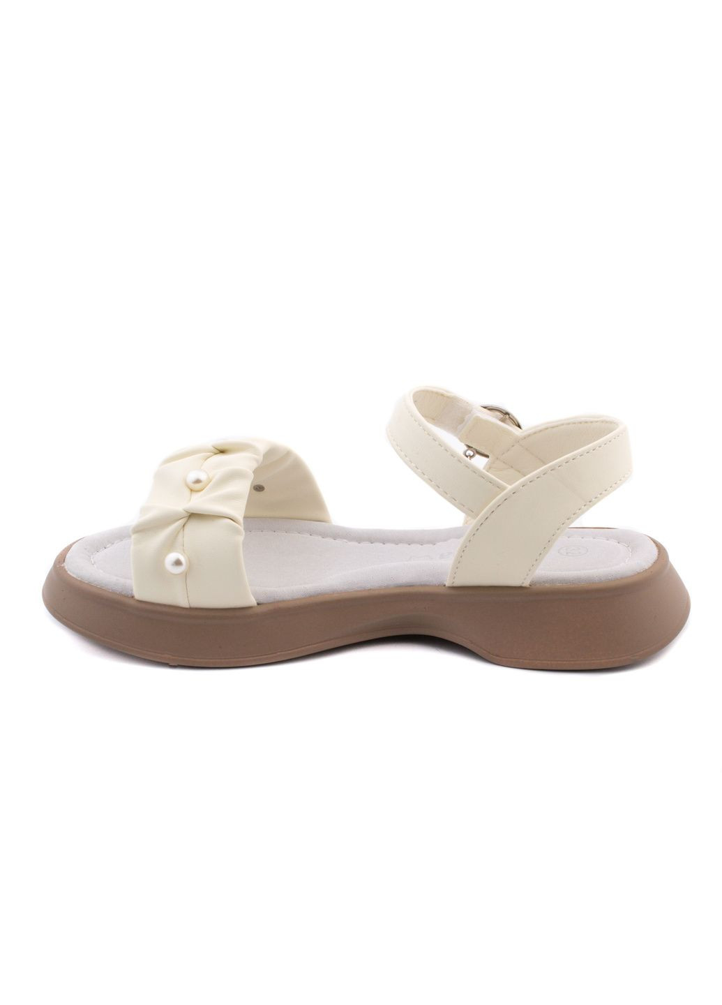 Бежевые повседневные босоножки Apawwa на липучке