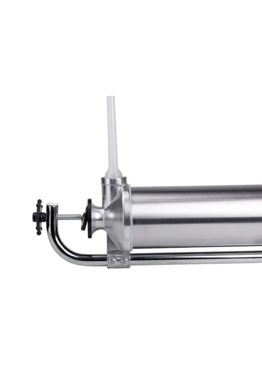 Вертикальний шприц для ковбаси 2,5 л з нержавіючої сталі ковбасний шприц з 4 насадками для домашнього приготування ProDobro (364189617)