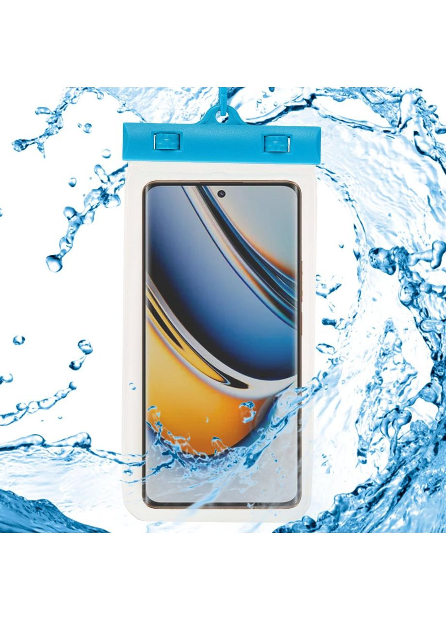 Чехол-кошелек на шею водонепроницаемый D3850 (TPU, внутренние размеры-17x9см, синий) SP-Sport (369925186)