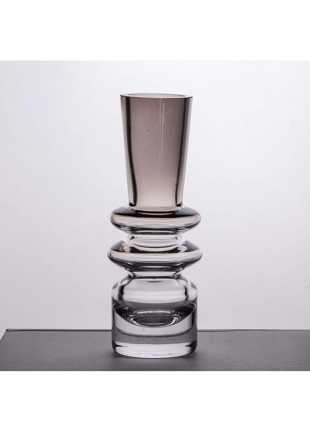 Ваза декоративная Flower Season «Limo» 19.5 см стеклянная прозрачная HP-10-24 No Brand (348467698)