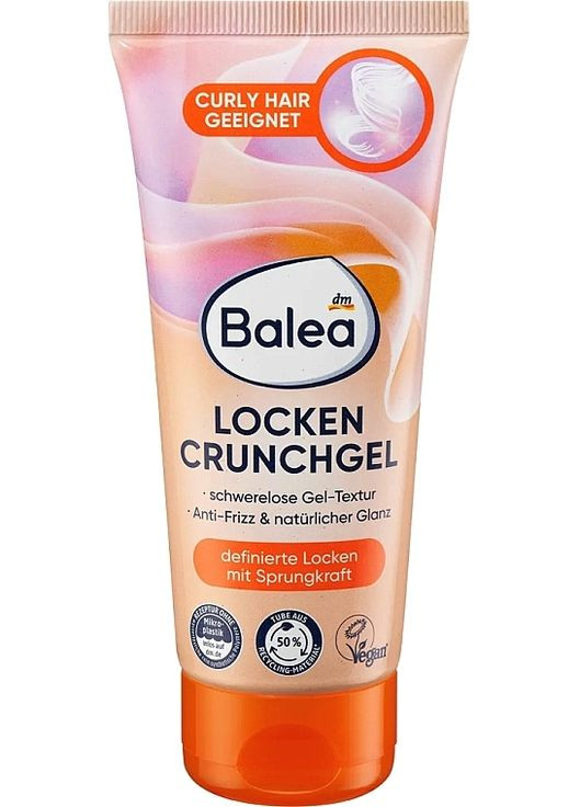Гель для укладання кучерявого волосся "Чіткий локон" 100ml (1407603-22198327) Balea (368617383)