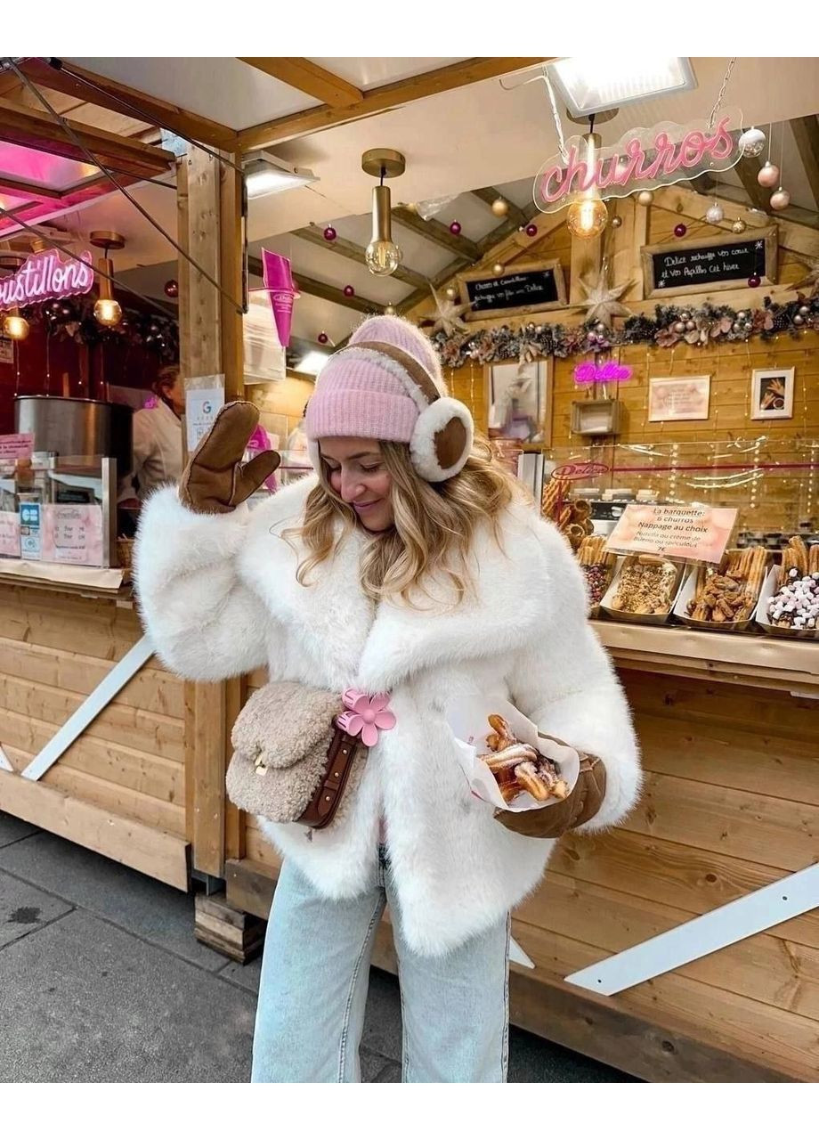 Стильная шубка из эко меха автоледи✨ Luna (368894009)