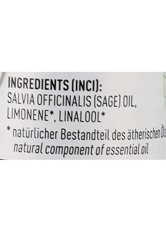 Эфирное масло шалфея Essential Oil 10ml (1330572-34922325) STYX Naturcosmetic (368601054)