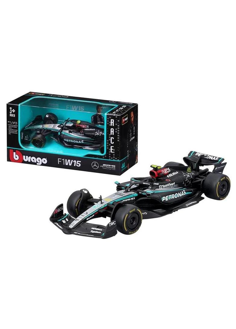 Автомодель 18-38208 MERCEDES-AMG F1 W15 PERFORMANCE (2024) (1:43) Bburago (389896001)