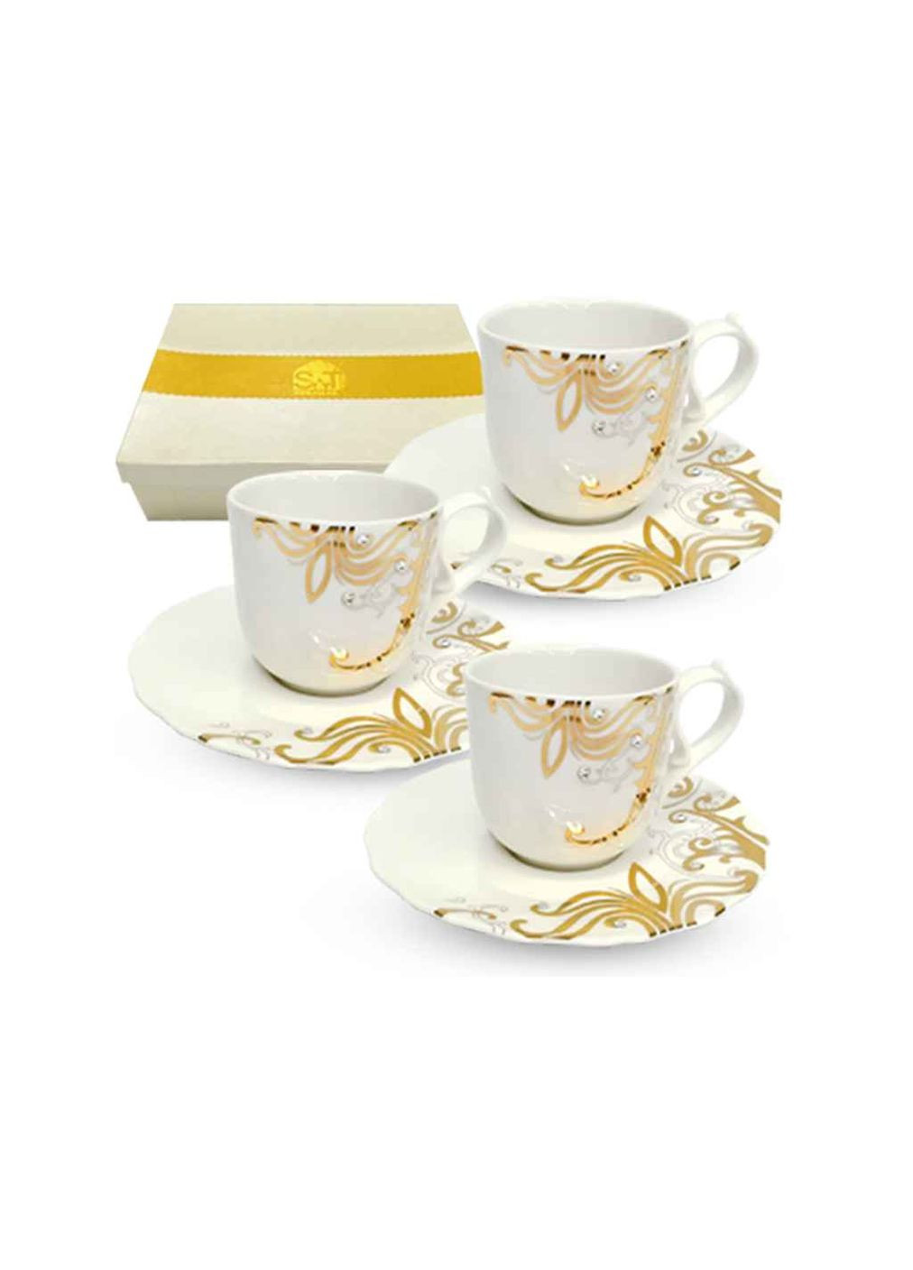 Чайный набор 220мл 12пр. 2325-4 Жаклин (блюдце-15,5см) SNT (357217282)