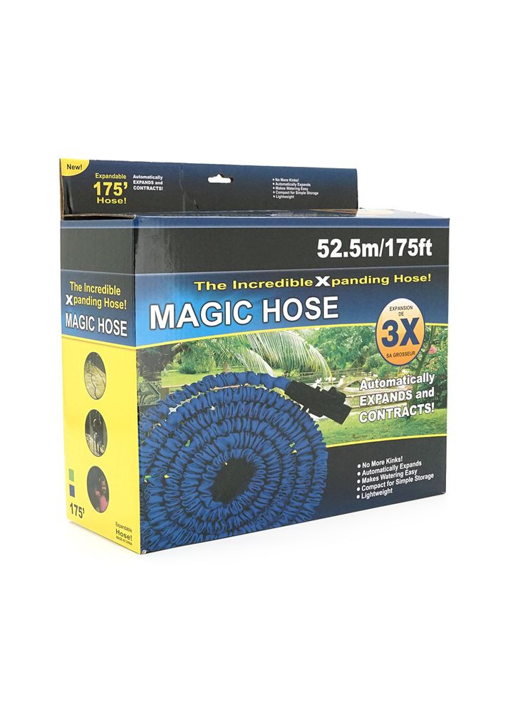 Шланг садовый KY-520G, 17.5-52.5м/175ft, + распылитель, насадка на кран, Green, Box Voltronic (360396208)