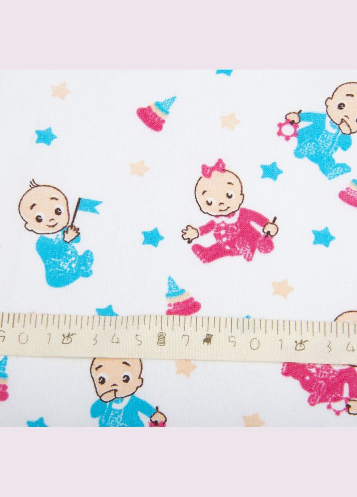 Ткань ситец детская Малыша голубовато-розовые IDEIA (289552681)