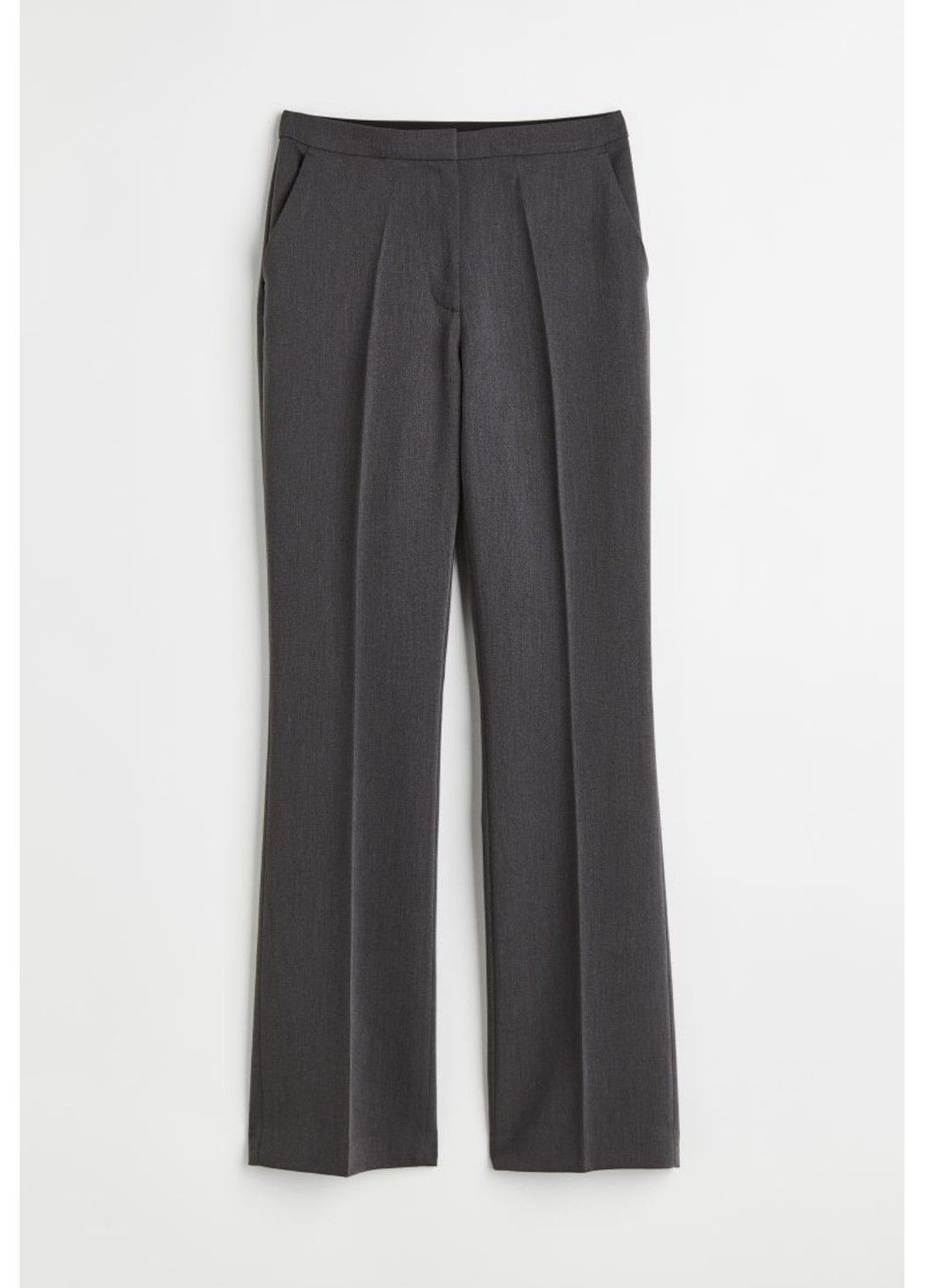 Жіночі елегантні штани Н&М (56849) L Темно-сірі H&M (288666404)