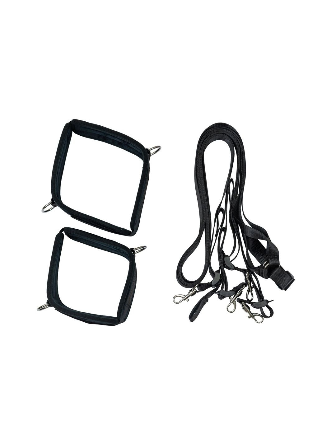 Розтяжка на ліжко - 5-Piece Bed Restraint Kit - Black Punishment (369950699)