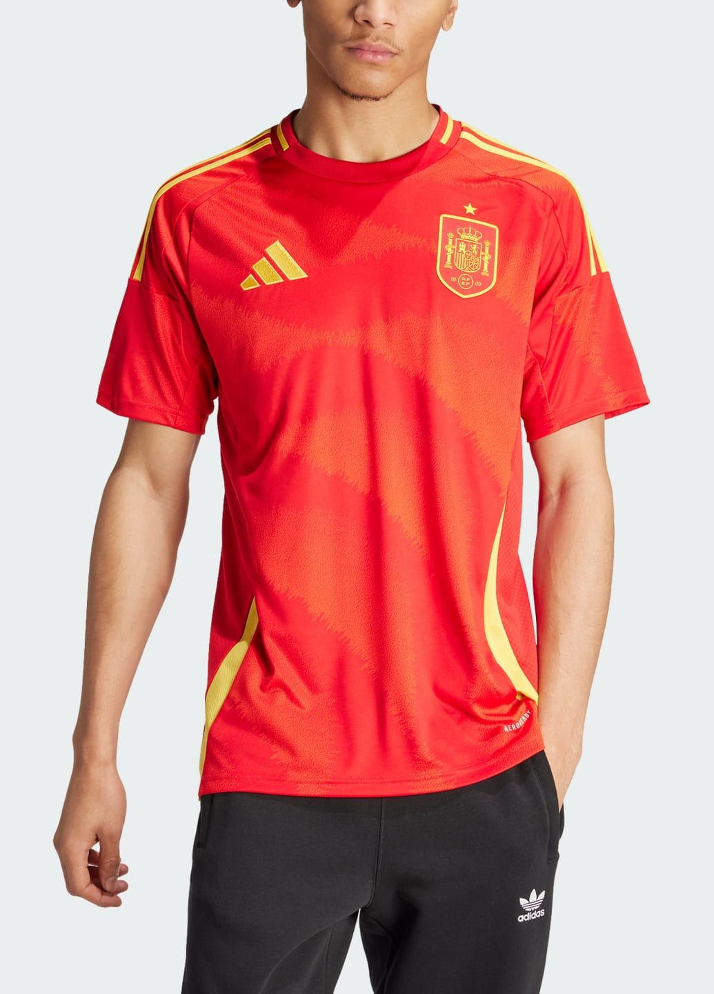 Домашня джерсі Spain 24 adidas логотип червоний спортивні