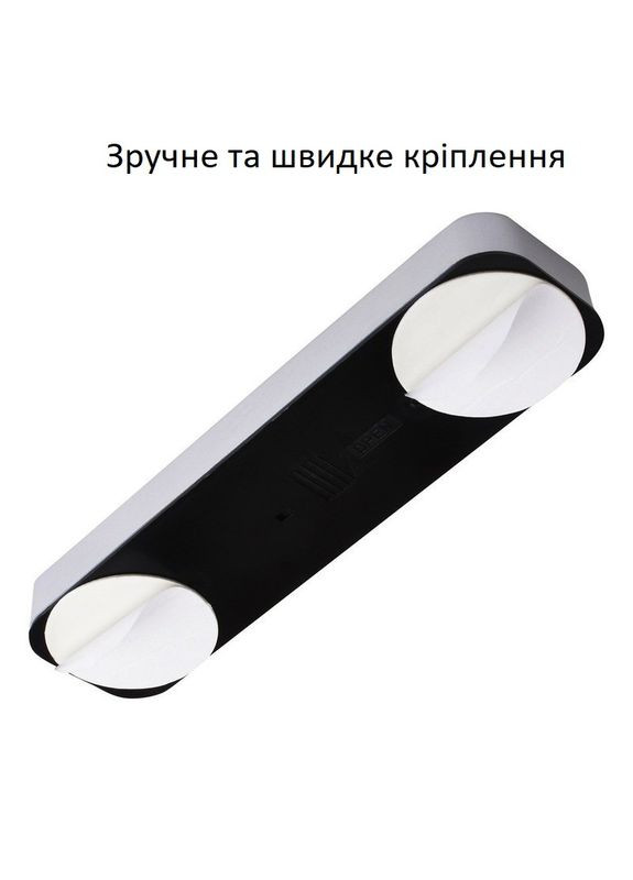 Світлодіодний настінний ліхтарик на батарейках білий (OK0036_1) No Brand (315885377)