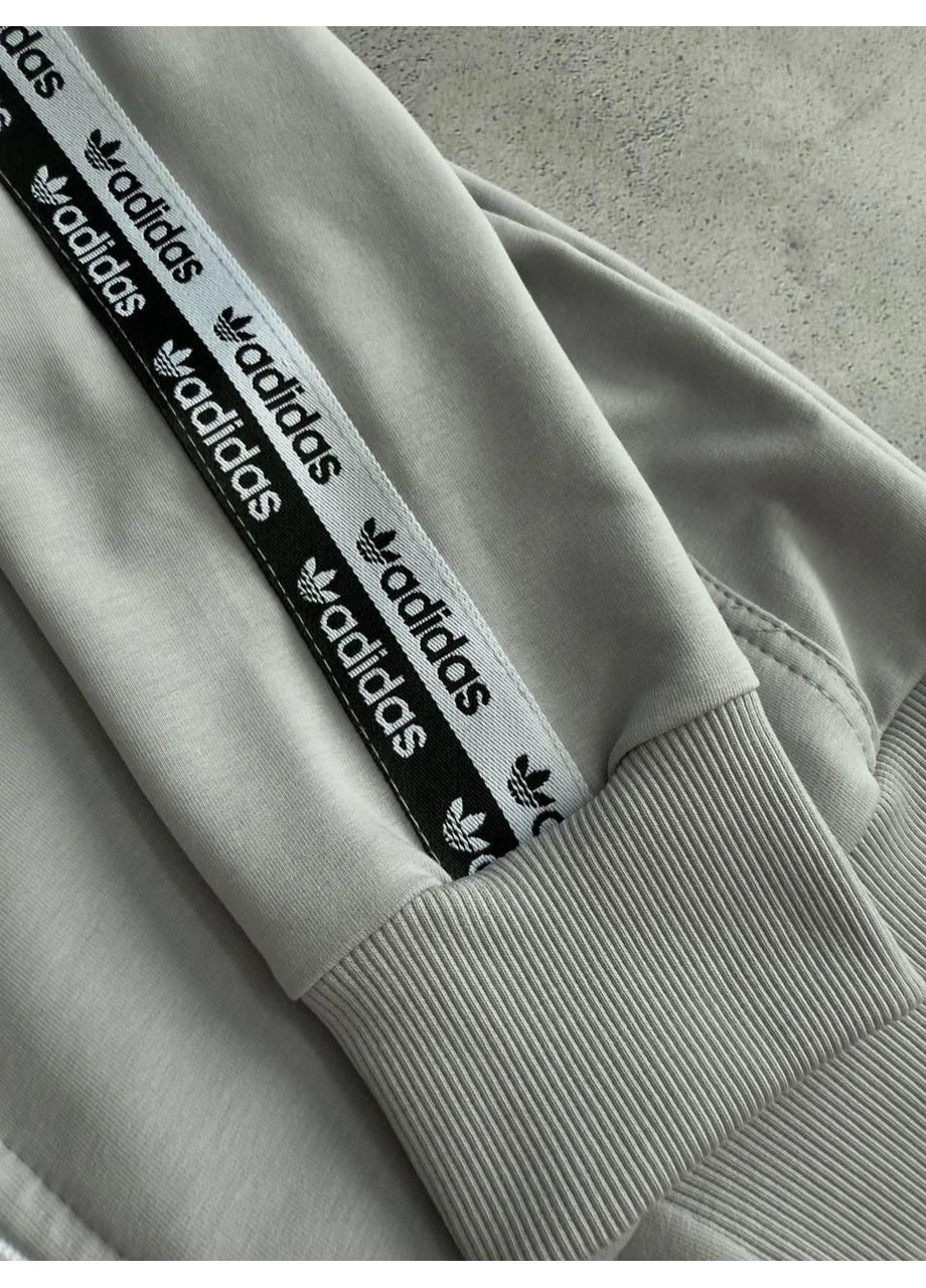 Костюм AD зип худи штаны серый No Brand (389068025)