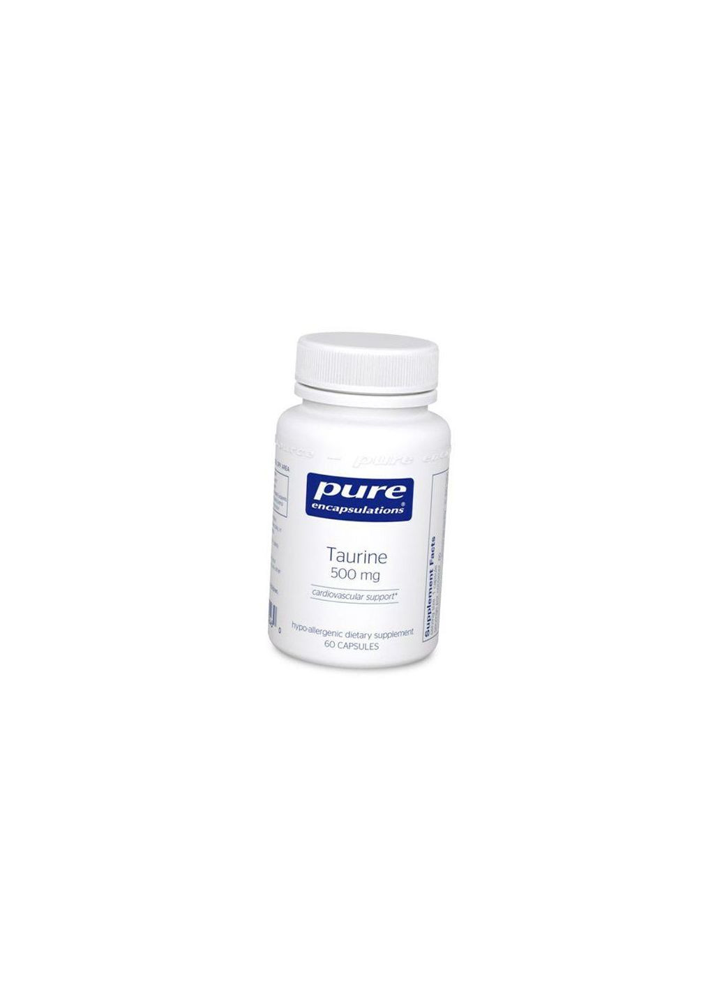 Таурин кардио поддержка, Taurine 500, 60капс (27361010) Pure Encapsulations (293255581)