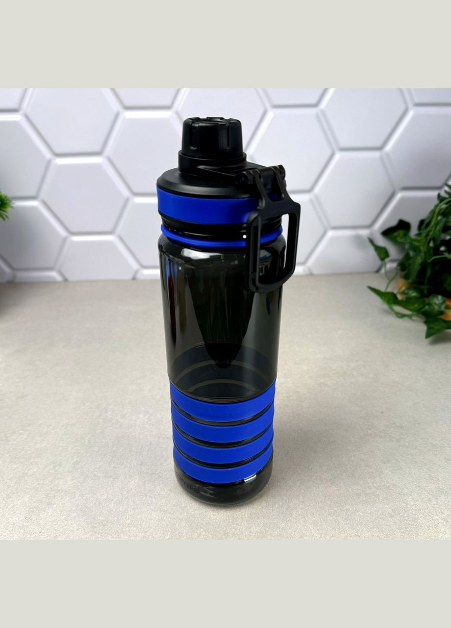 Чёрная спортивная бутылка 750 мл Пластиковая Kamille (304422112)