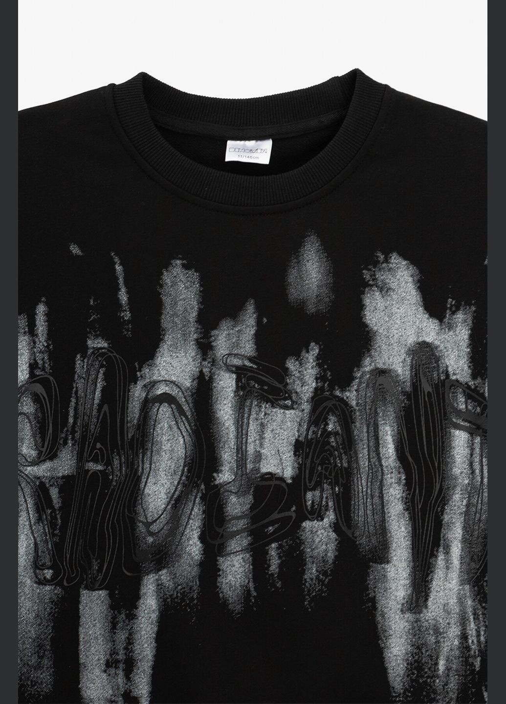 Lizi Kids світшот з візерунком для хлопчика 281 152 см shop (2000990966278) чорний повсякденний бавовна