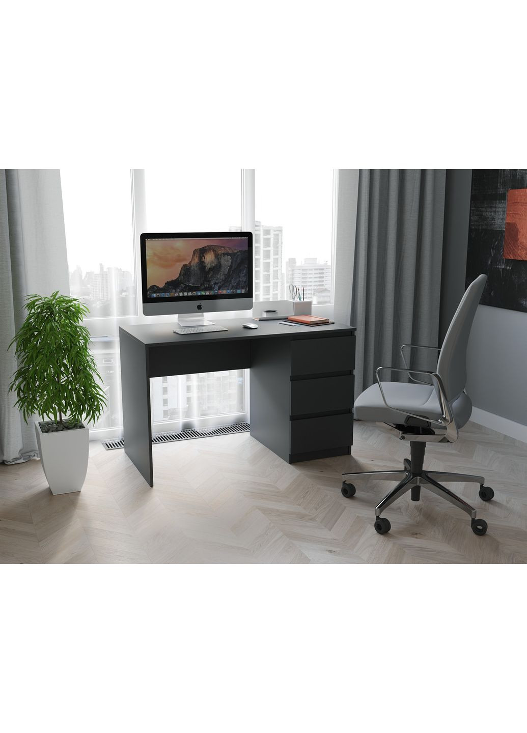 Стіл комп'ютерний, письмовий на 3 ящики FT- 224 No Brand (371909780)