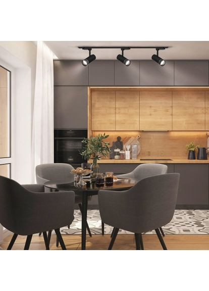 Світлодіодний трековий світильник AL106 18Вт 4000K чорний Feron (365651910)