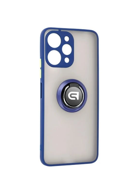 Чехол для мобильного телефона Frosted Matte Ring Xiaomi Redmi 12 4G Navy Blue (ARM68904) ArmorStandart (399071686)