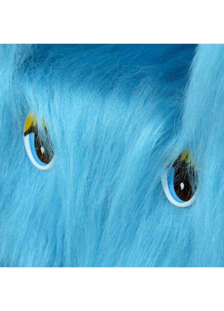 Дитячий Стільчик Пухнастик 43см блакитний (ZL6262) Попелюшка (365544115)