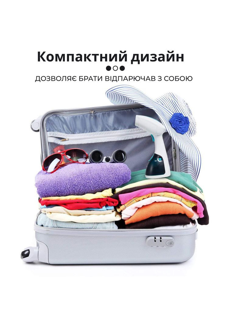 Ручной отпариватель для одежды 250 мл парогенератор для дома и путешествий утюг для деликатных тканей ProDobro (364190449)